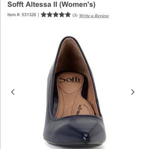 **Size  9M** Sofft Atlessa II Navy Blue Heels
